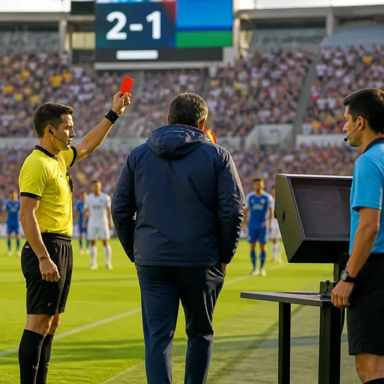 Falcioni ingresó al campo, fue expulsado y acusó al árbitro y al VAR tras la derrota ante River