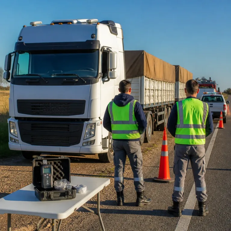 Detienen en Ruta 5 a conductor de camión sin papeles y con alcoholemia positiva