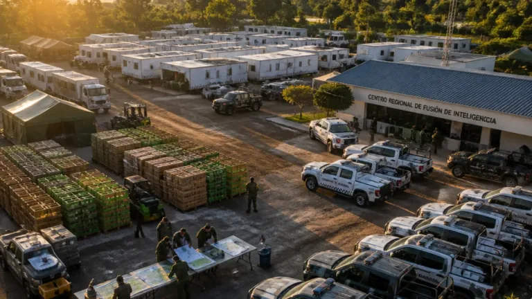 Instalan 46 bases y un centro de inteligencia para proteger la cadena del aguacate en Michoacán