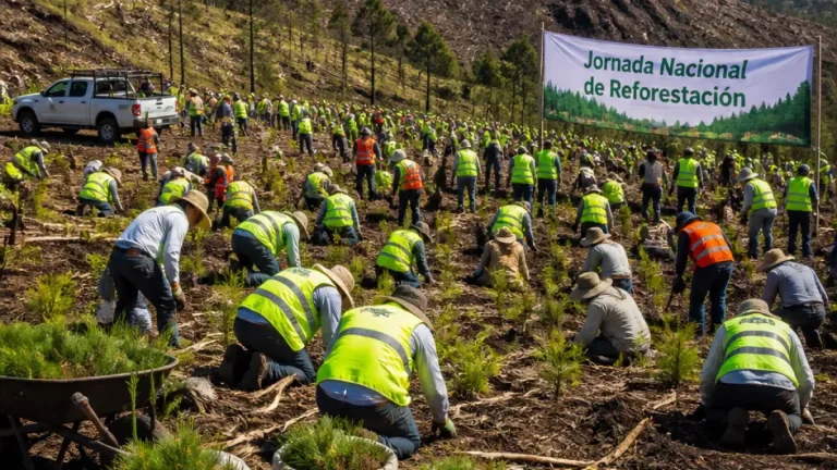Jalisco planta 10 mil pinos nativos en la Meseta de Tapalpa como parte de jornada nacional
