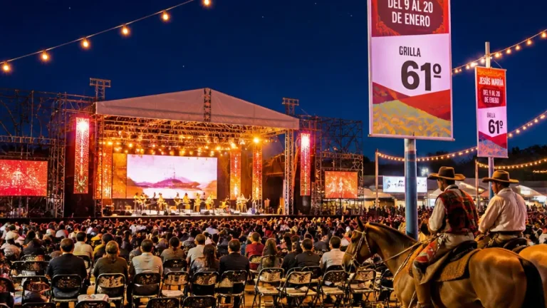 Jesus Maria: anuncian la grilla completa del Festival Nacional de Doma y Folclore 2027