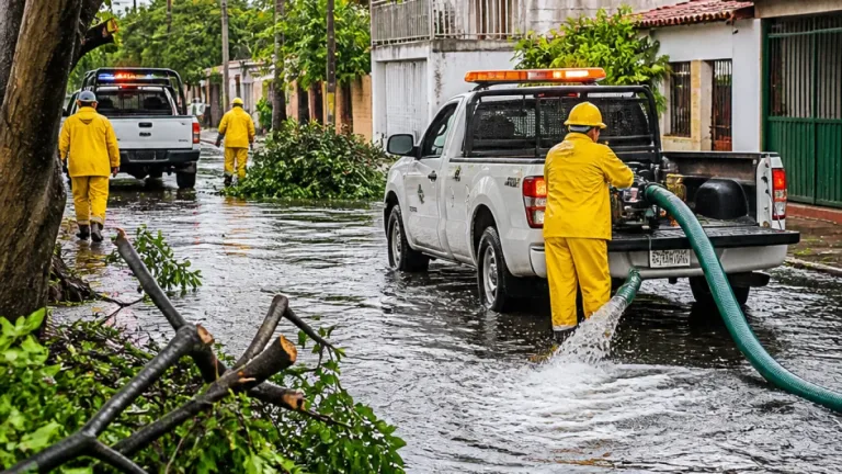 Jiutepec reporta saldo blanco tras lluvias; brigadas municipales mantienen vigilancia