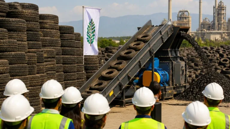 Jiutepec: Semarnat atestigua reciclaje de llantas y avanza en economía circular en Morelos