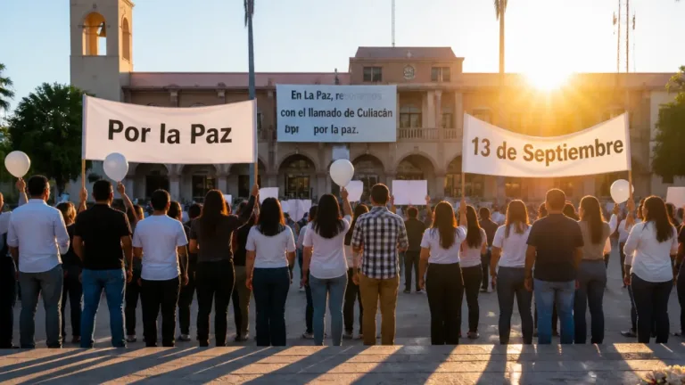 La Paz: llaman a seguir movilizaciones por la paz tras convocatoria en Culiacán
