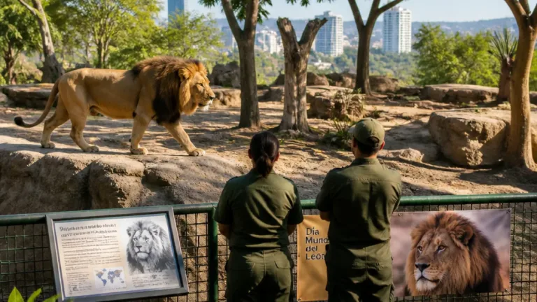 Leoninos atentos: 'Tiki', león procedente de Guanajuato, sale a exhibición en Culiacán