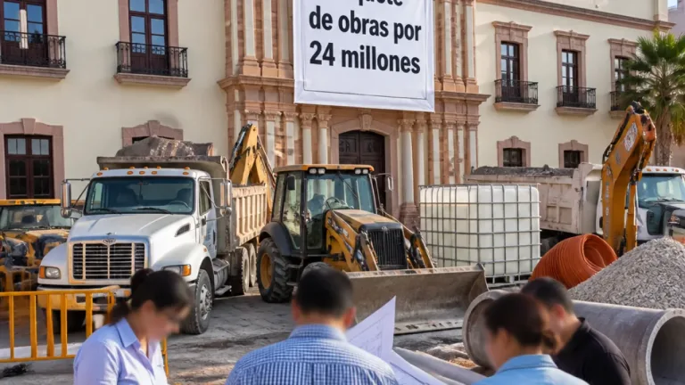 Lerdo anuncia paquete de obras por <strong>24 millones</strong> para calles, drenaje y agua