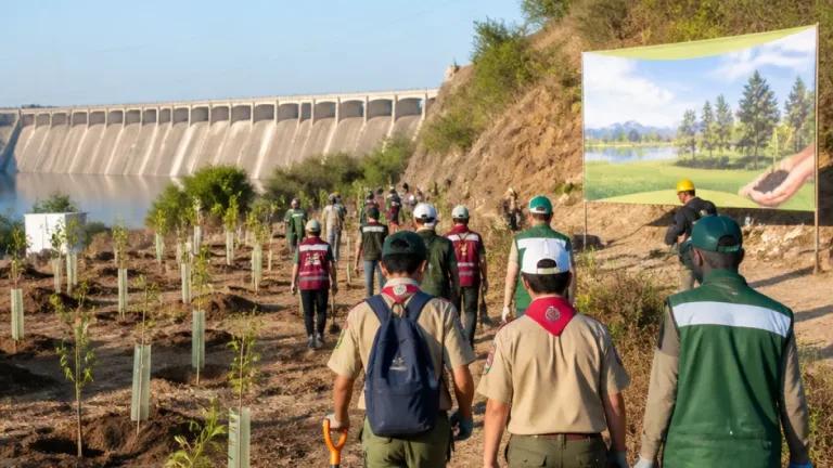 Lerdo impulsa segundo bosque urbano con la plantación de 800 mezquites junto a la presa San Fernando