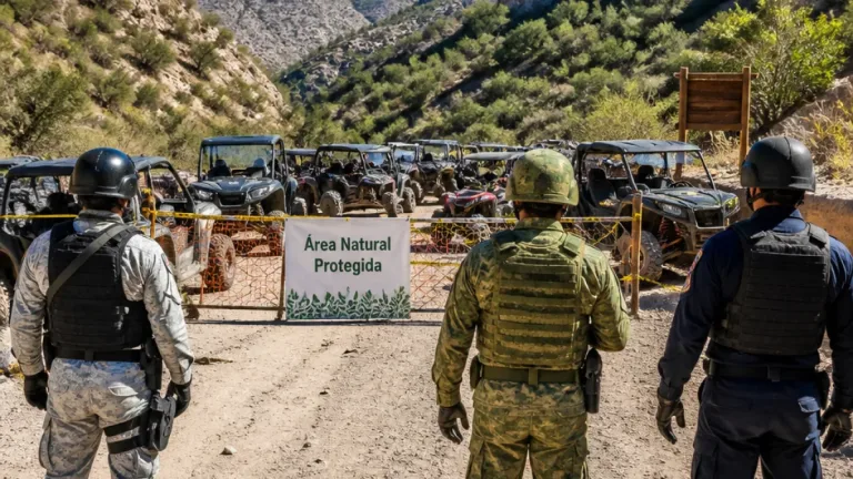 Lerdo refuerza vigilancia y evita ingreso de 80 vehículos todo terreno al Cañón de Fernández