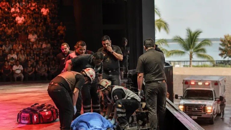 Lesión de Alejandra Guzmán suspende concierto en Veracruz; artista fue trasladada a hospital