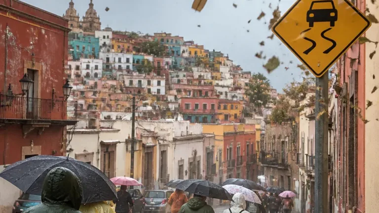 Lluvias aisladas y rachas de viento marcarán el clima en Guanajuato este 9 de agosto