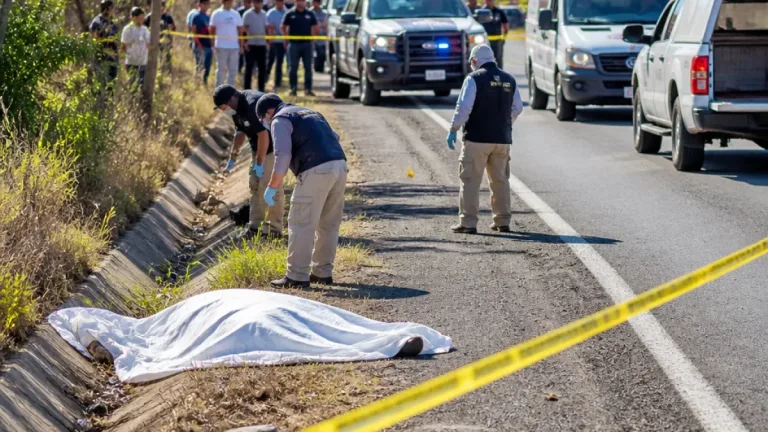 Localizan a mujer sin vida junto a la carretera Mazatlan-Culiacán; autoridades investigan