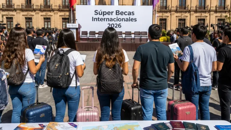 Manolo Jiménez entrega ‘Súper Becas’ para que jóvenes de Coahuila estudien en el extranjero
