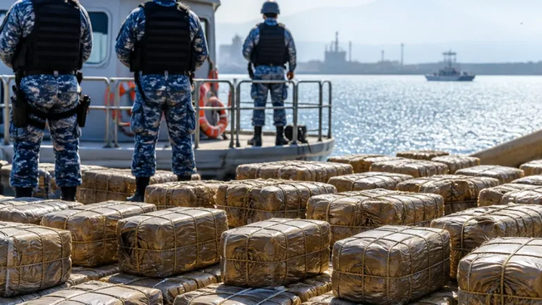 Marina asegura más de 1.6 toneladas de presunta cocaína frente a las costas de Michoacán