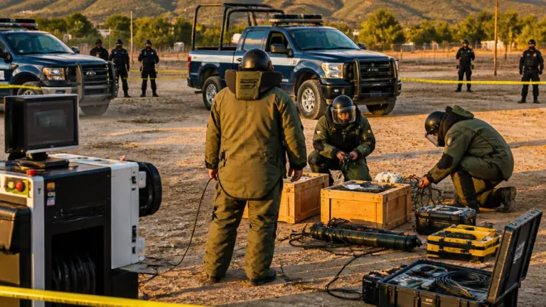 Marina localiza más de 300 explosivos y 300 kg de material en El Rosario, Sinaloa