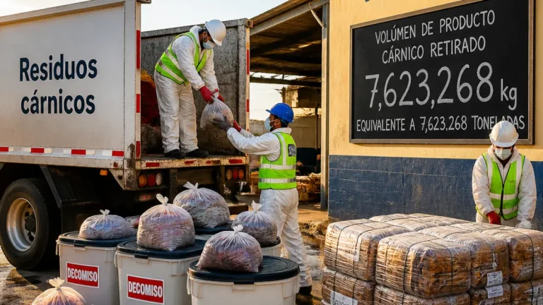 Más de 7,6 millones de kilos de carne fueron retirados del mercado en Aguascalientes entre 2022 y mayo de 2026