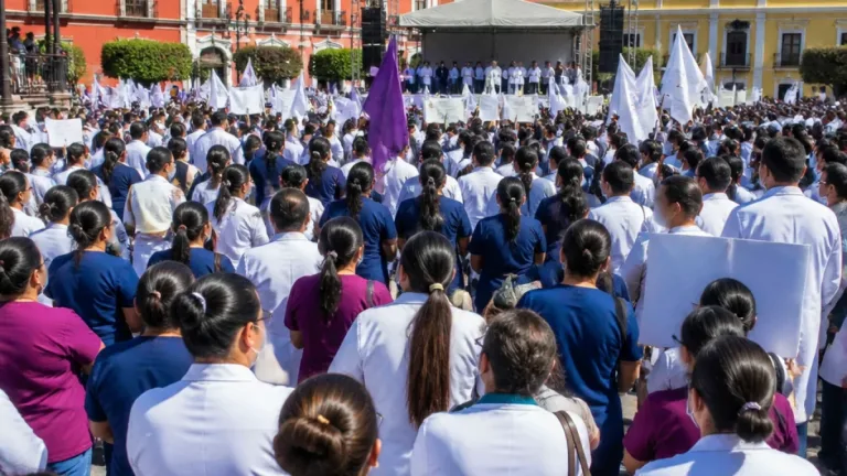 Más de mil trabajadores de salud respaldan en Tlaxcala a Alfonso Sánchez y al proyecto de transformación