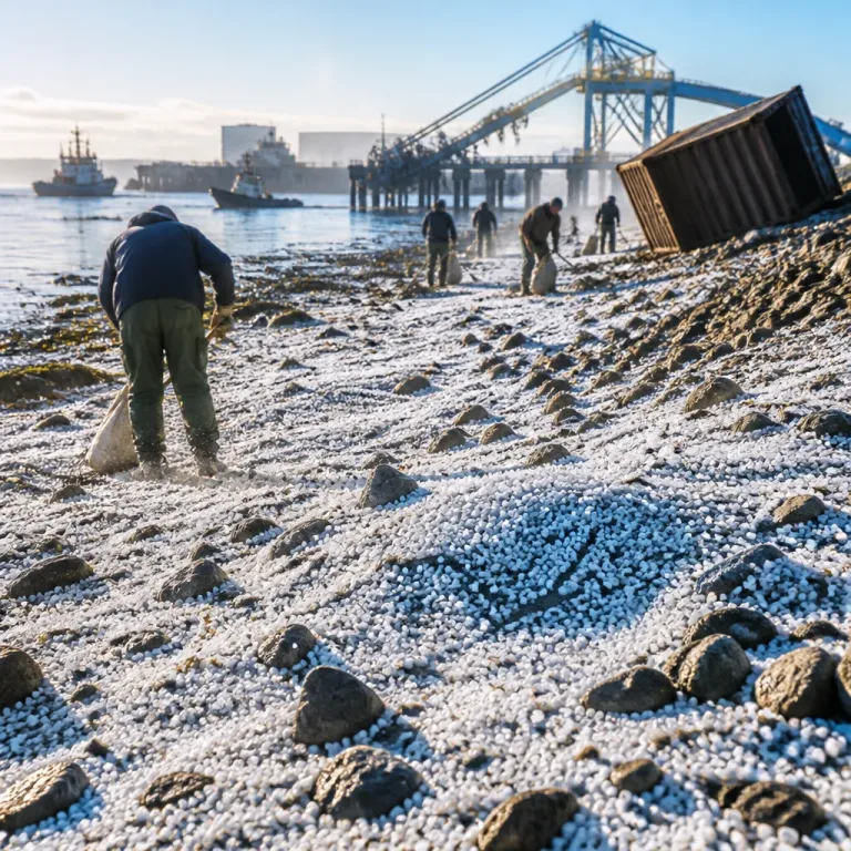 Vertido de casi 17 toneladas de pellets en el río Tyne desata limpieza ciudadana y alarma ecológica