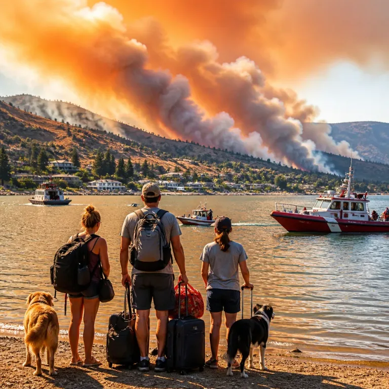 Incendios en Columbia Británica obligan a más de 20,000 a evacuar; declaran emergencia