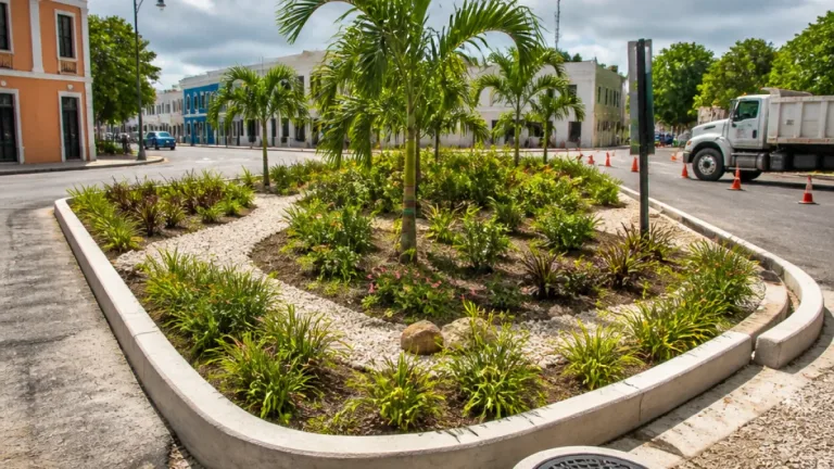 Mérida refuerza drenaje y jardines de lluvia ante temporada de lluvias y El Niño