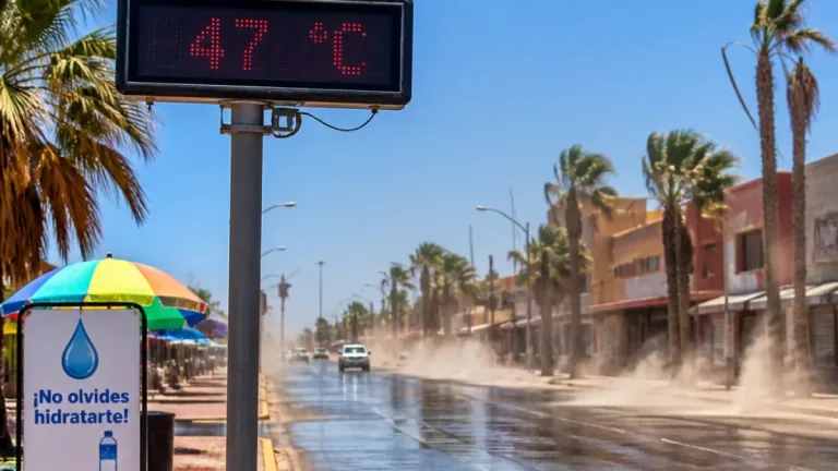 Mexicali afronta fin de semana de calor extremo con máximas de hasta 47 °C