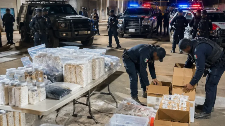 Mexicali: aseguran 120 kg de pastillas de fentanilo vinculadas a 'Los Rusos'