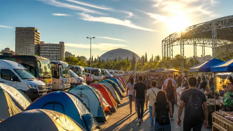 Miles de fans acampan en la FENAPO ante concierto de Katy Perry; prevén más de 300 mil asistentes