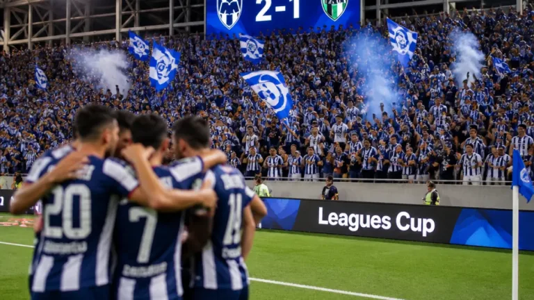 Monterrey remonta en Nashville y se aproxima a la pelea por los cuartos de la Leagues Cup
