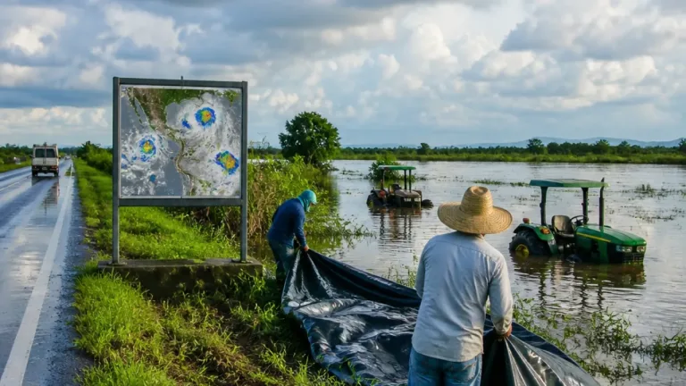 Monzón traerá lluvias muy fuertes a Sinaloa; autoridades y productores deben tomar precauciones