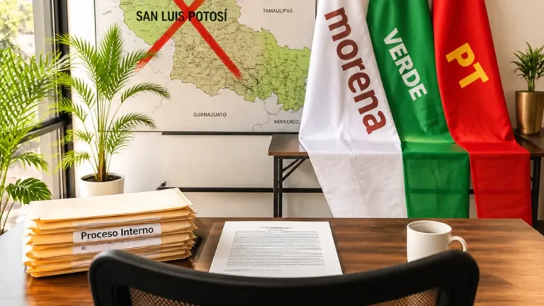 Morena confirma que en San Luis Potosí es probable que no haya coalición con el Verde para 2027