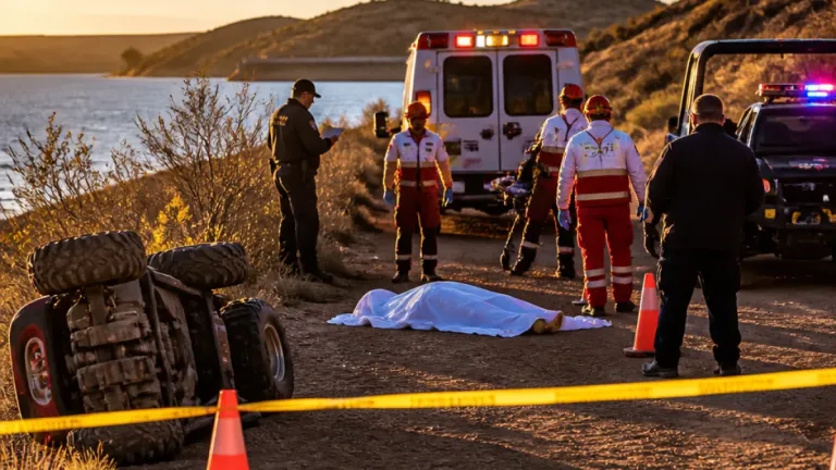 Muere un menor tras accidente en cuatrimoto cerca de la presa Chihuahua