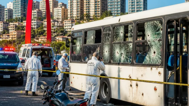 Naucalpan: Asesinan a chofer de transporte público en Periférico Norte cerca de Toreo