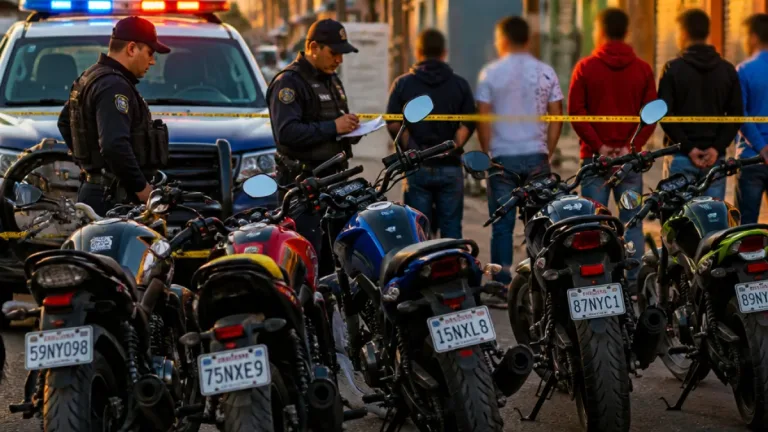 Nezahualcóyotl: detienen a seis y recuperan cinco motocicletas con reporte de robo