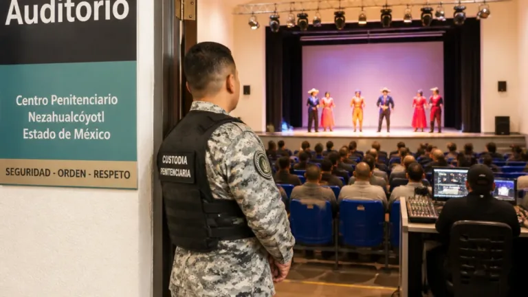 Nezahualcoyotl estrena auditorio en el penal para impulsar talleres artísticos y reinserción