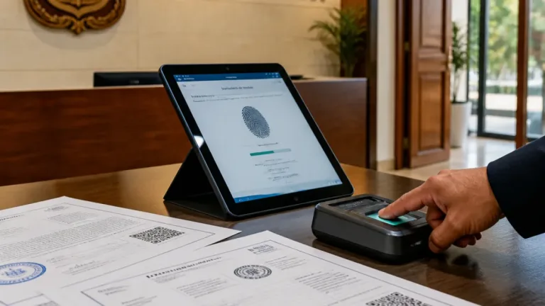 Notarías de Tlaxcala incorporan sello digital y verificación biométrica para reforzar trámites