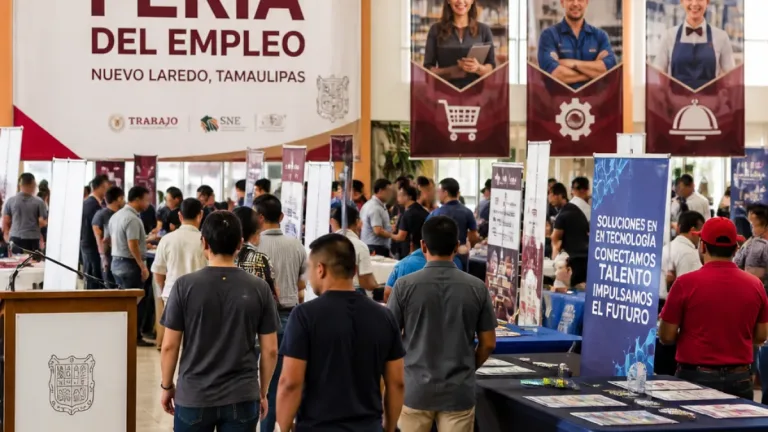 Nuevo Laredo: anuncian feria del empleo el 18 de noviembre con ofertas en comercio y manufactura