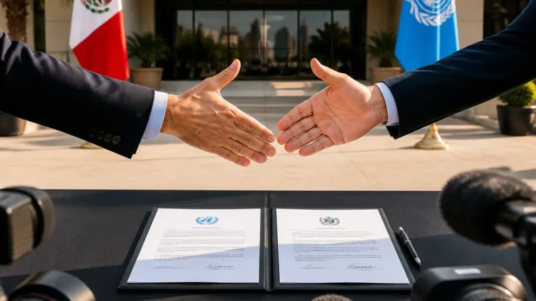 Nuevo Laredo firma convenio con PNUD para fortalecer políticas públicas y desarrollo sostenible