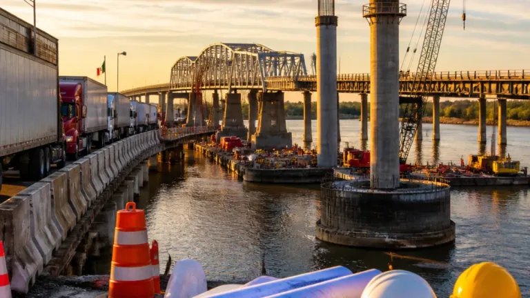 Nuevo León y Texas pactan ampliar el puente Colombia-Laredo con inversión de 200 mdd