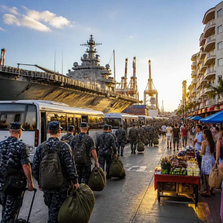 USS Abraham Lincoln retoma rumbo a EE. UU. tras cinco días de descanso en Pattaya