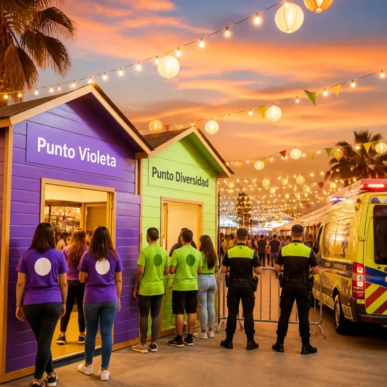 Linares une Puntos Violeta y Diversidad para una Feria más segura e inclusiva
