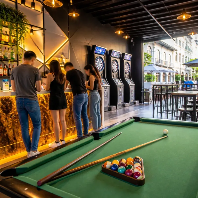Murcia estrena Cafetería Game Zone, un híbrido de café, copas y dardos tecnológicos