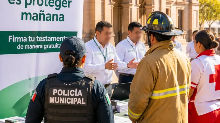 Ofrecen testamentos gratuitos a policías, bomberos y paramédicos en San Luis Potosí