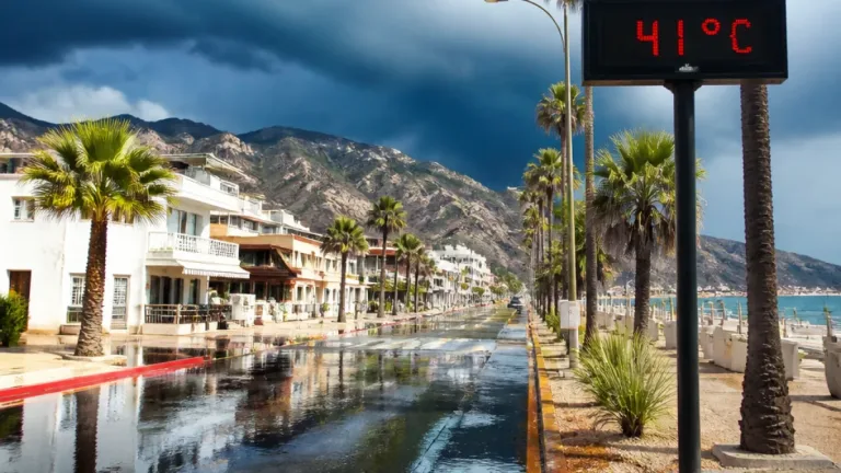 Ola de calor y chubascos: hasta 41 °C y lluvias de 25-50 mm pronostican para BCS