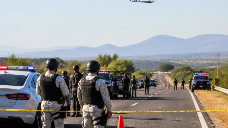 Operativo en la autopista Querétaro–Salamanca tras enfrentamiento armado cerca de Villagrán