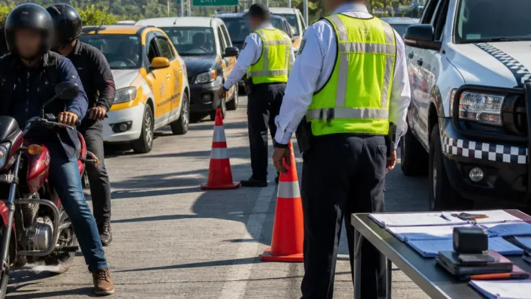 Operativos rotativos refuerzan vigilancia vial en Poza Rica; foco en motociclistas y taxis