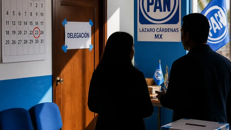PAN mantiene delegación y descarta elección de dirigencia en Lázaro Cárdenas