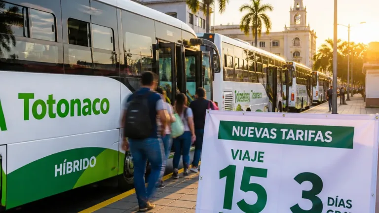 Poza Rica estrena transporte Totonaco: 40 unidades híbridas y pasaje a 15 pesos