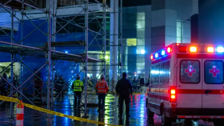 Poza Rica: trabajador muere tras caída de andamio en Plaza Crystal