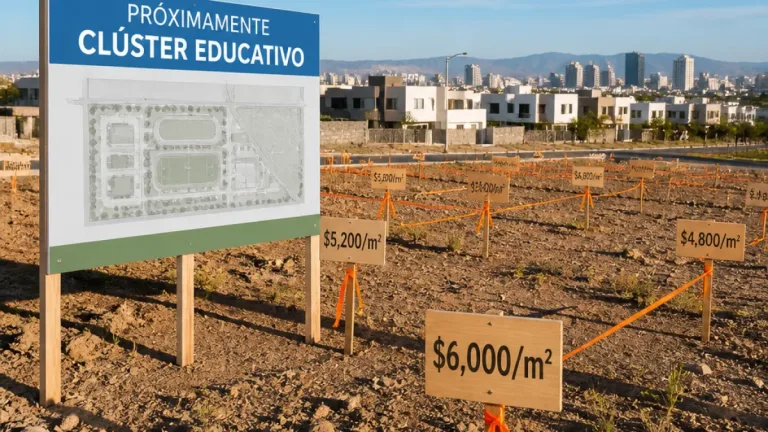 Precio del suelo en El Reliz alcanza hasta $6,000/m²; proyectan mayor plusvalía por nuevo clúster educativo