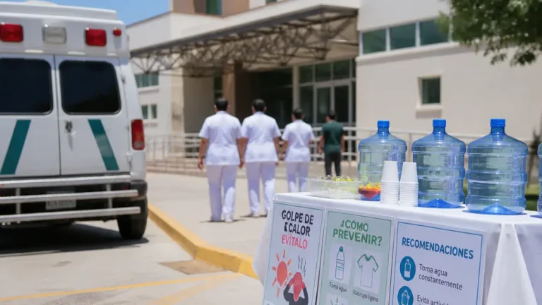 Primer fallecimiento por golpe de calor en la temporada 2026 sacude a Nuevo Laredo