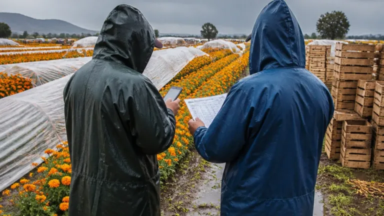 Productores de cempasúchil de San Juan del Río enfrentan incertidumbre por pronóstico de lluvias